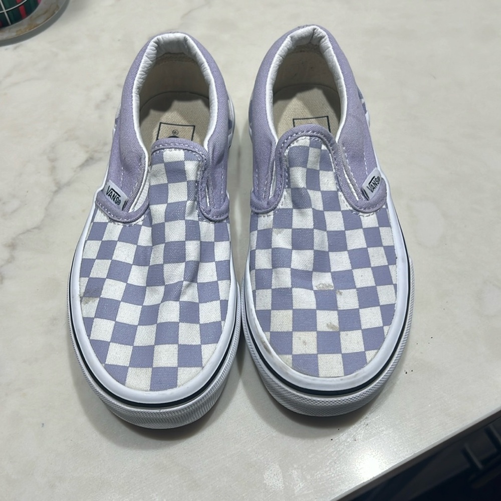 Gently used lavender Vans